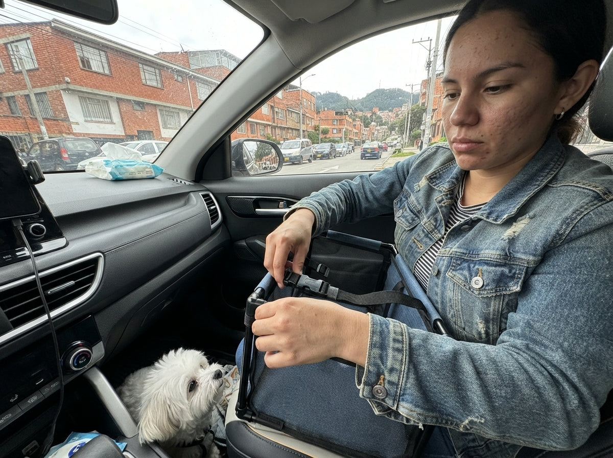 ¿Tu perro se estresa o se mueve mucho cuando viajan en carro?